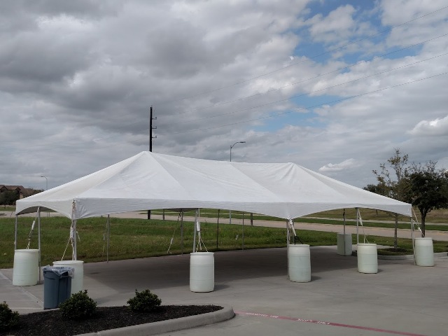Two 20' x 40' Frame Party Tent $510.00